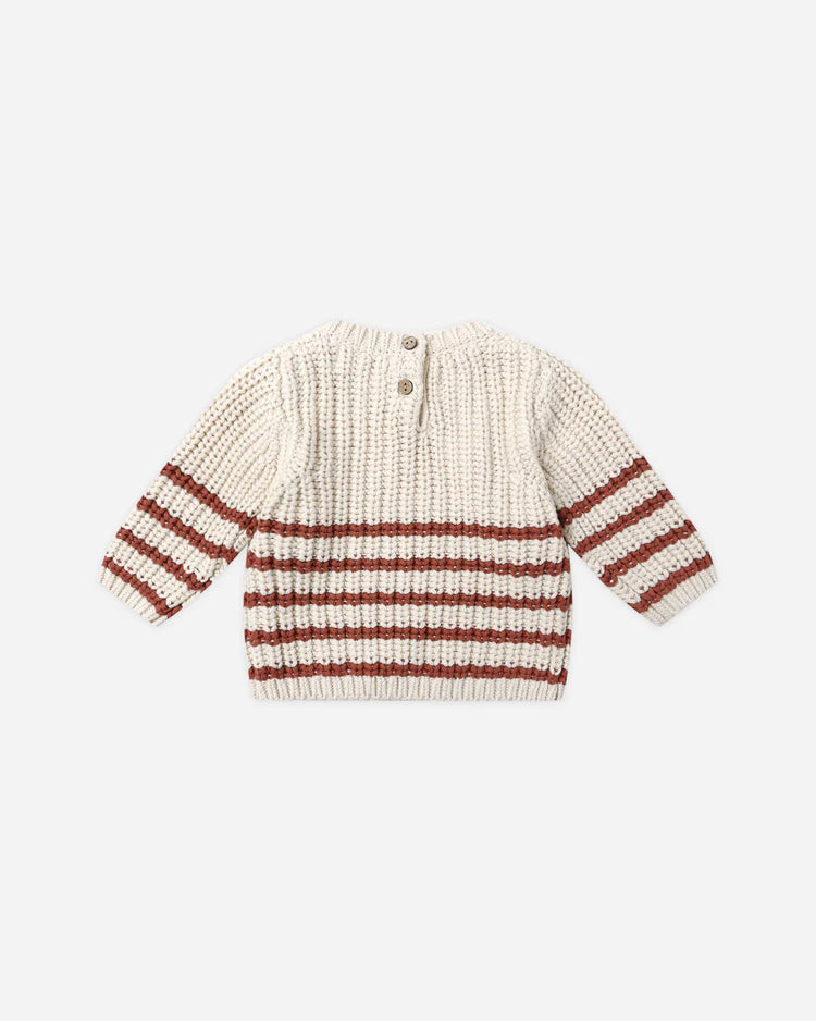 Rex Sweater | Cranberry | Quincy Mae