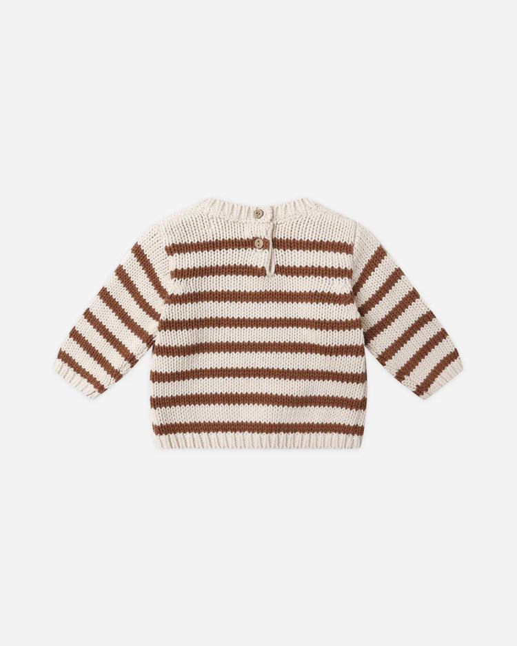 Rex Sweater | Cedar Stripe | Quincy Mae