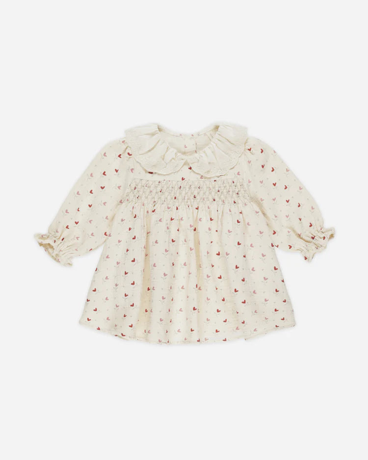 Callie Dress | Quincy Mae | Heart Ditsy