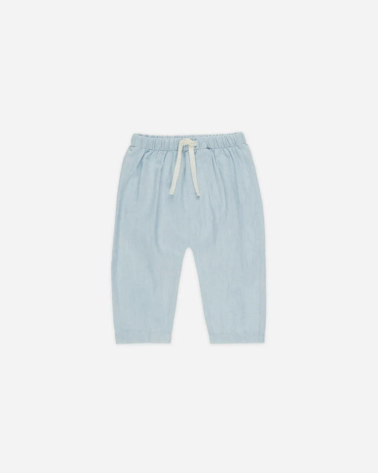 Chambray Pant | Chambray | Quincy Mae