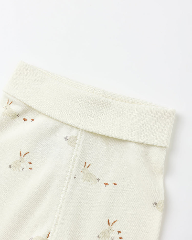 Side Snap Bodysuit + Pant Set | Bunnies | Quincy Mae