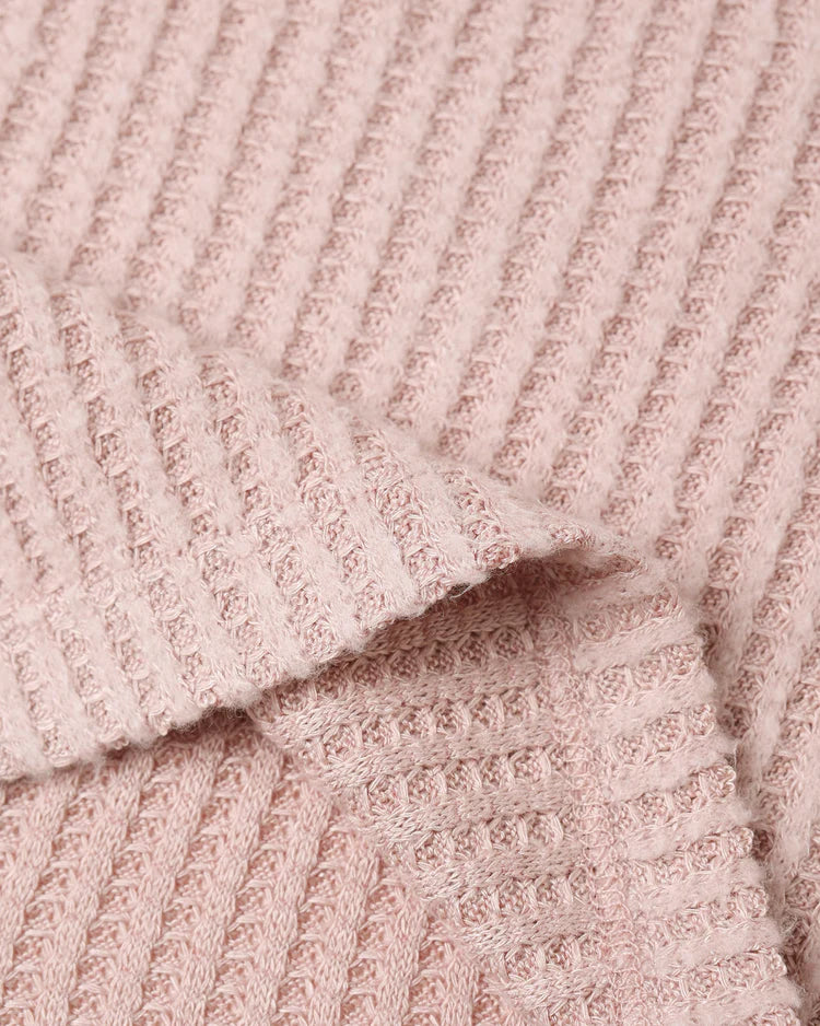 Ruffle Cozy Set | Rose | Quincy Mae