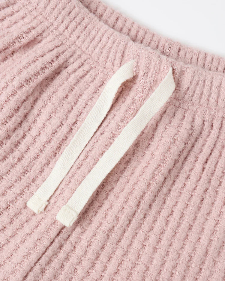 Ruffle Cozy Set | Rose | Quincy Mae
