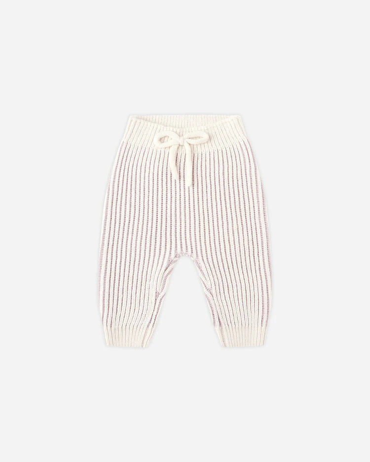Chunky Knit Pant | Lilac | Quincy Mae