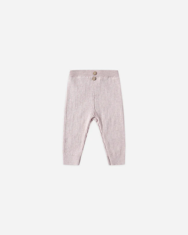 Rib Knit Legging | Lilac | Quincy Mae