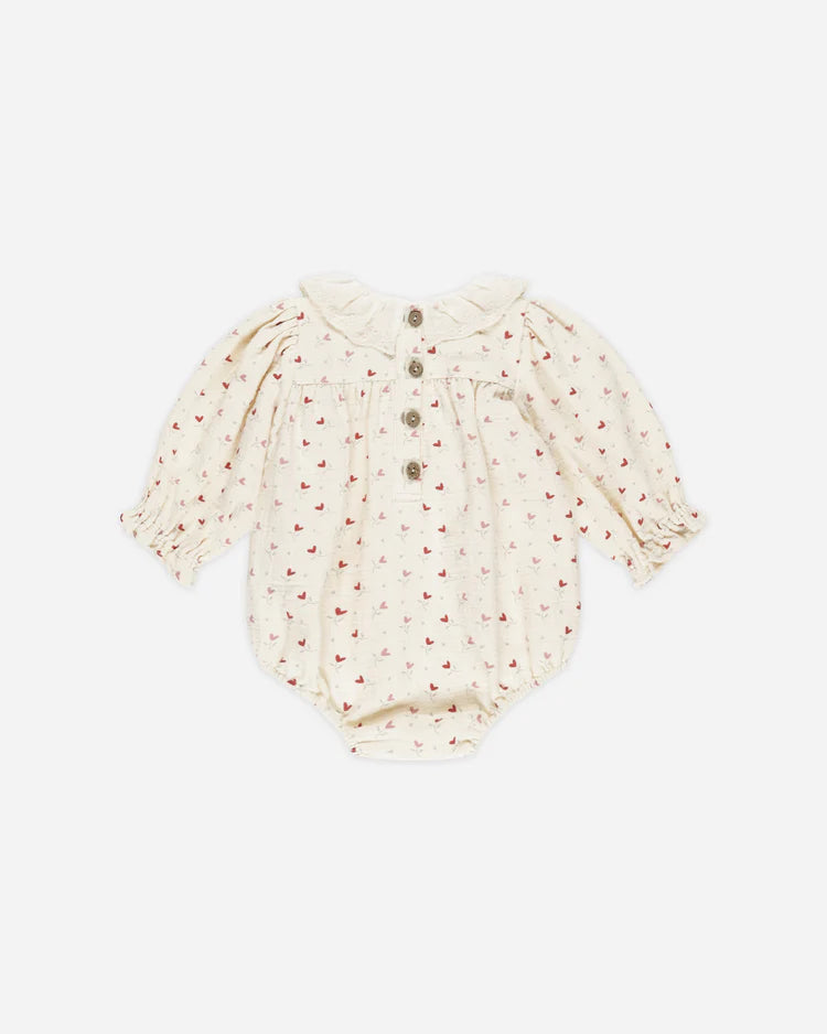 Callie Romper | Quincy Mae | Heart Ditsy