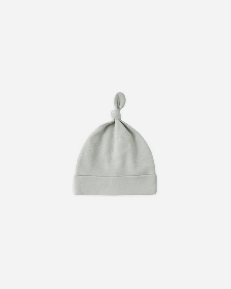 Knotted Baby Hat | Sage | Quincy Mae