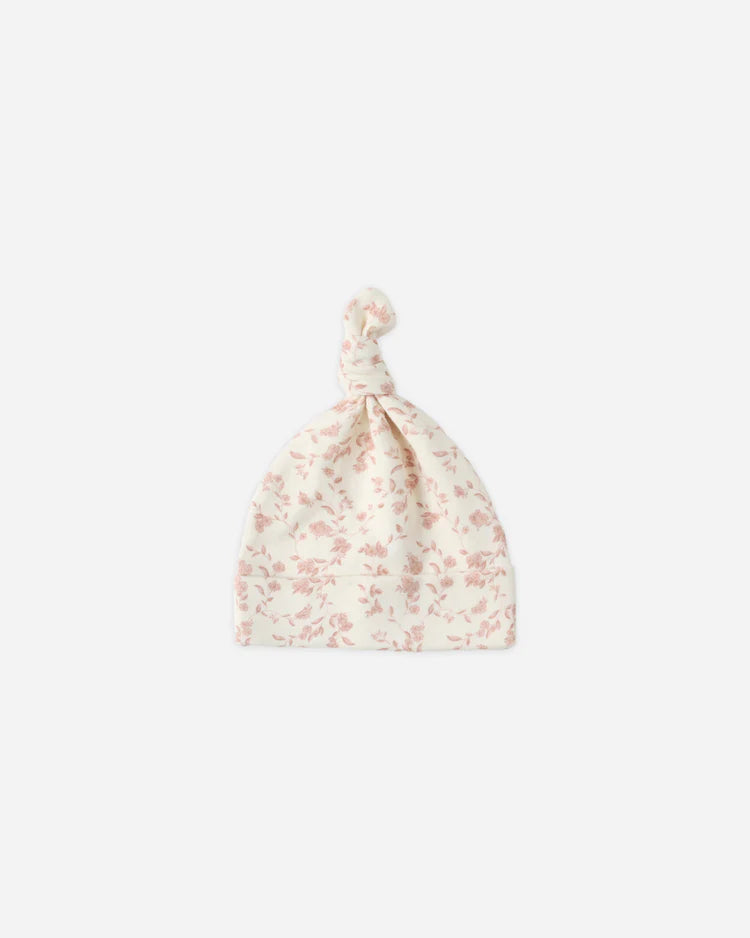 Knotted Baby Hat | French Garden | Quincy Mae
