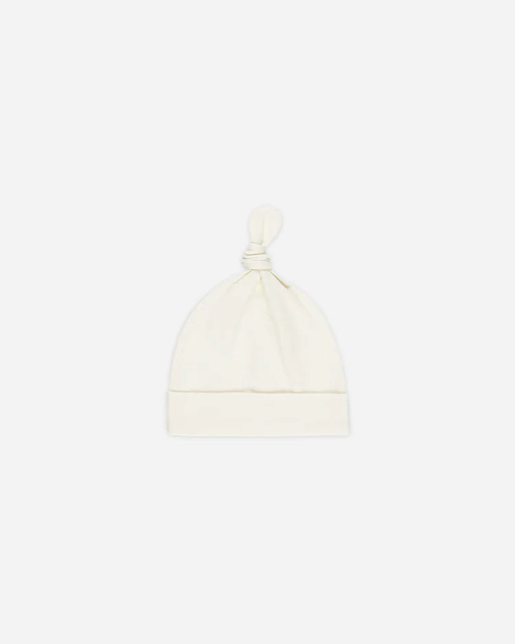 Knotted Baby Hat | Natural | Quincy Mae