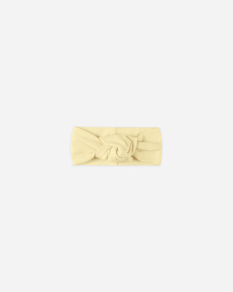 Knotted Headband | Yellow | Quincy Mae