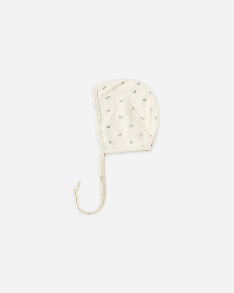 Baby Bonnet | Blue Ditsy | Quincy Mae