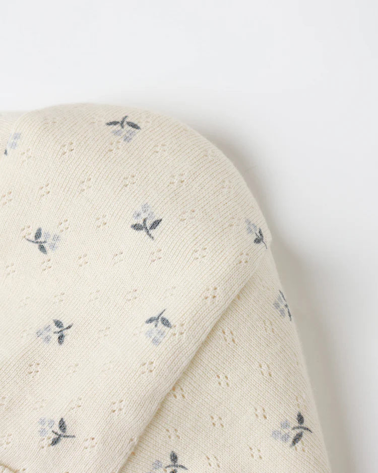 Baby Bonnet | Blue Ditsy | Quincy Mae
