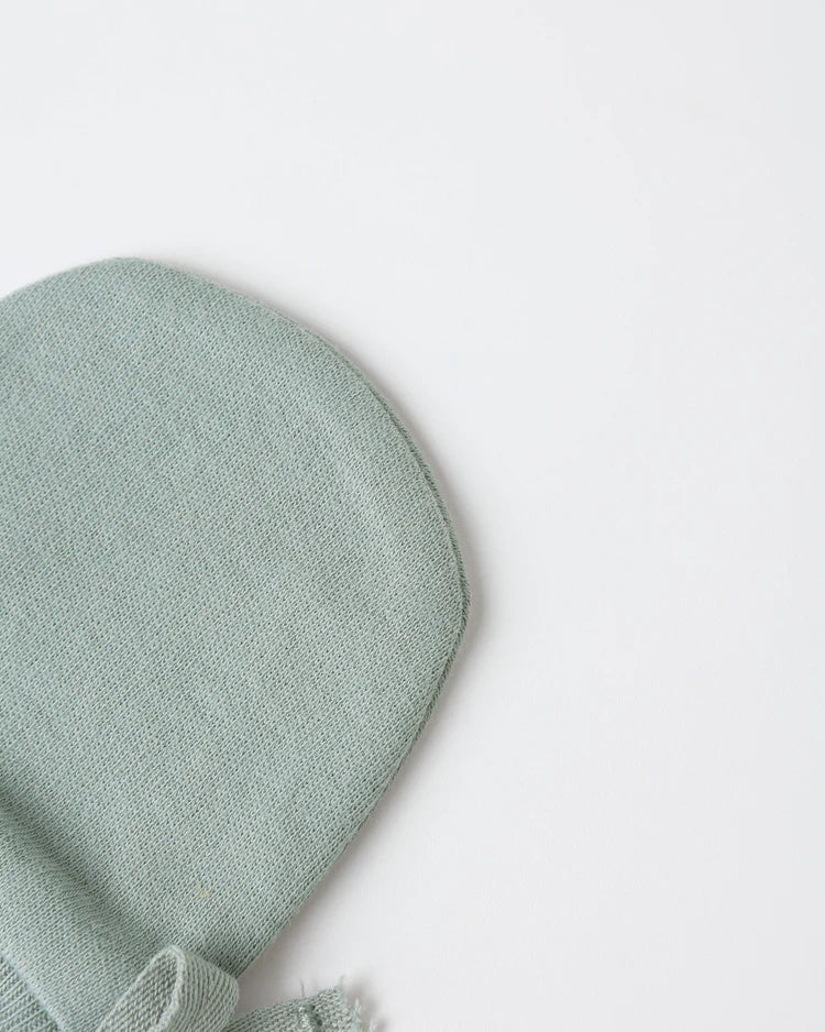 No Scratch Mittens, Set Of 2 | Steel Blue, Natural | Quincy Mae