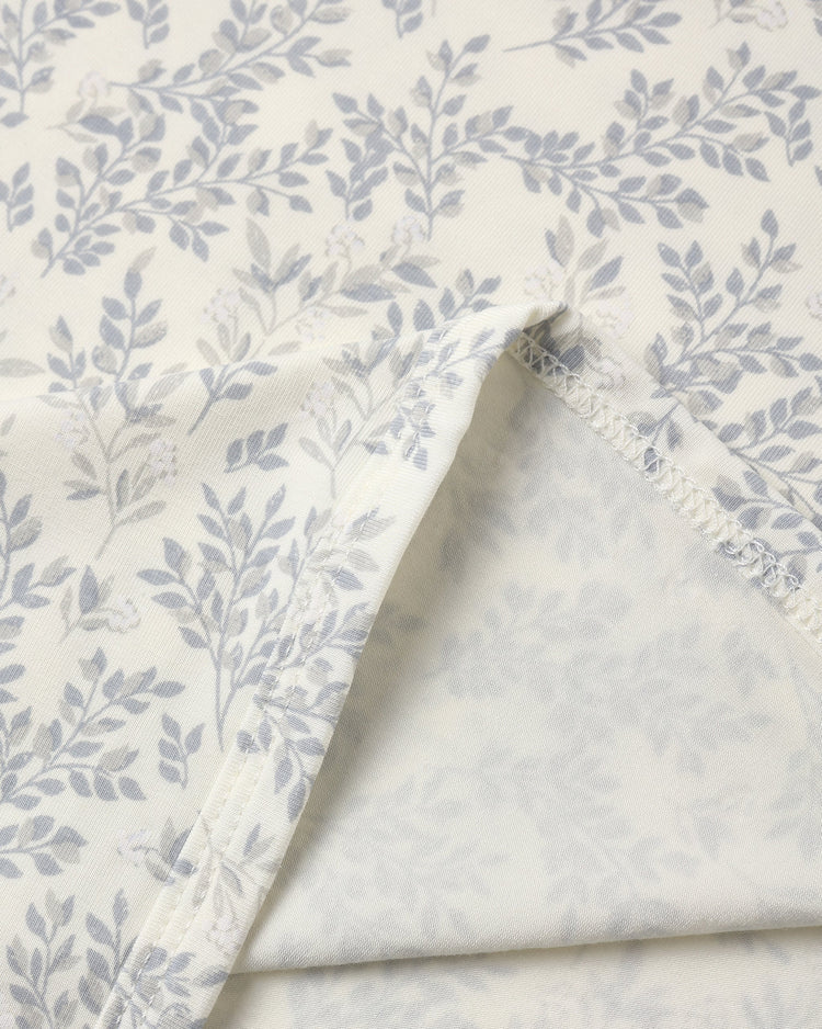 Bamboo Swaddle | Cloud Floral | Quincy Mae