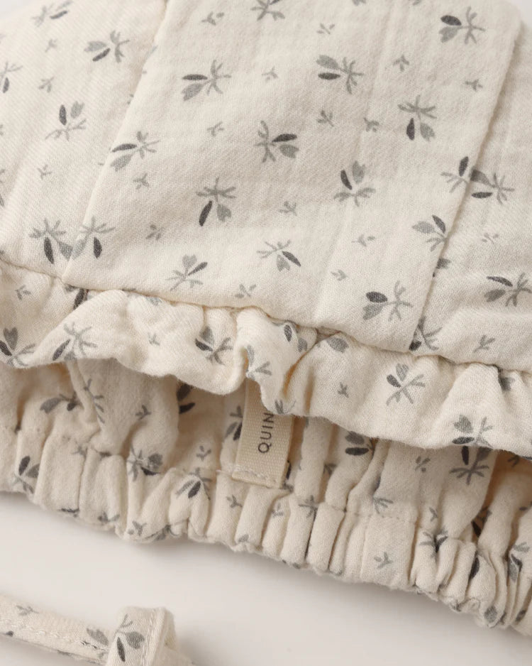 Woven Ruffle Bonnet | Bluebell | Quincy Mae