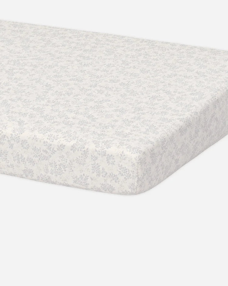 Bamboo Crib Sheet | Cloud Floral | Quincy Mae