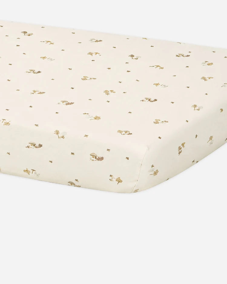 Bamboo Crib Sheet | Woodland | Quincy Mae
