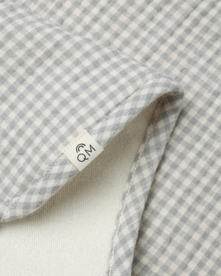 Burp Cloth, 2 Pack | Bluebell, Blue Gingham | Quincy Mae