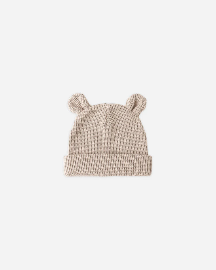 Baby Bear Beanie | Oat | Quincy Mae