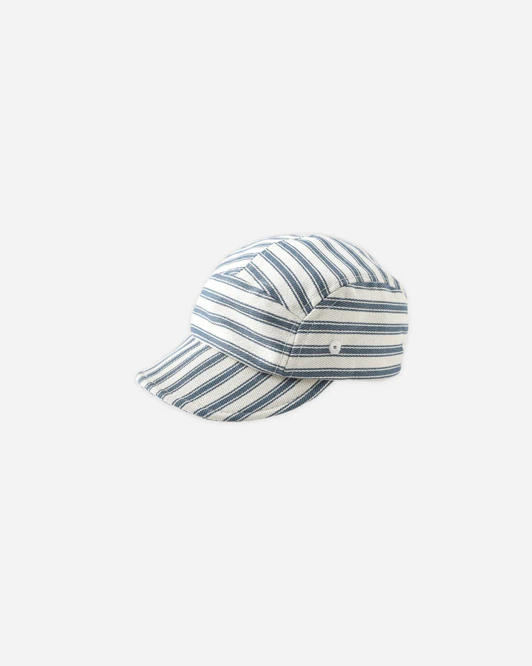 Baby Cap | Ocean Pinstripe | Quincy Mae