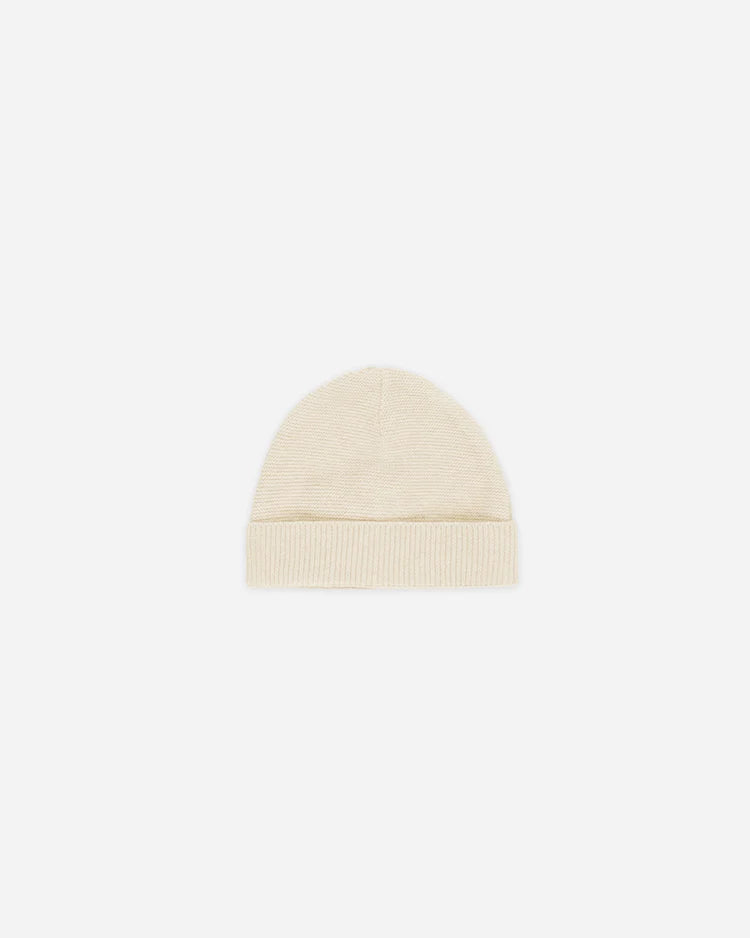 Baby Beanie | Heathered Natural | Quincy Mae