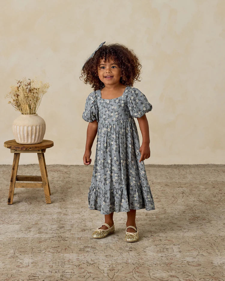 Augusta Dress | French Blue Floral | Noralee