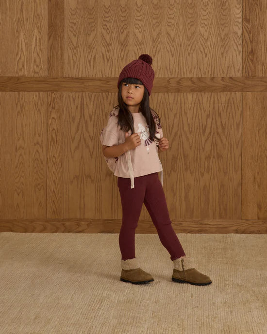 Legging | Burgundy | Rylee & Cru