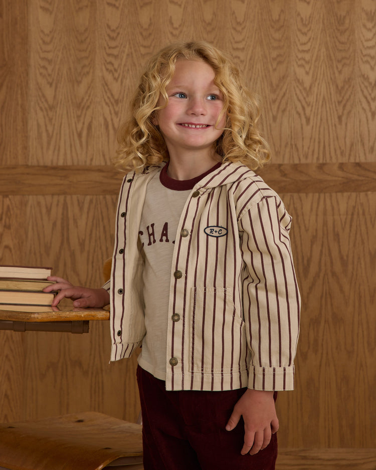 Sammy Jacket | Cedar Pinstripe | Rylee & Cru