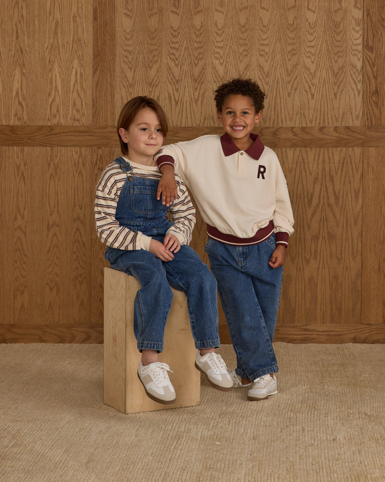 Collared Sweatshirt | Natural | Rylee & Cru