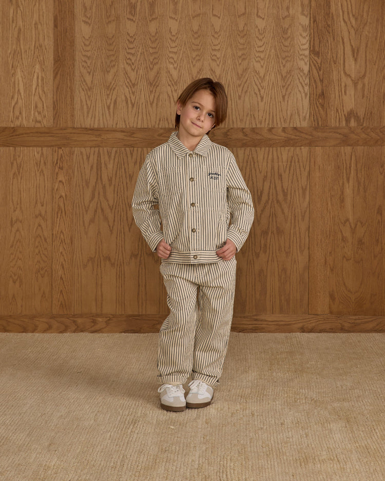 Chore Coat | Navy Pinstripe | Rylee & Cru