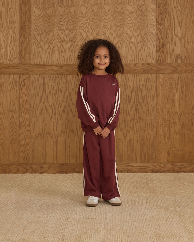 Track Pant | Burgundy | Rylee & Cru
