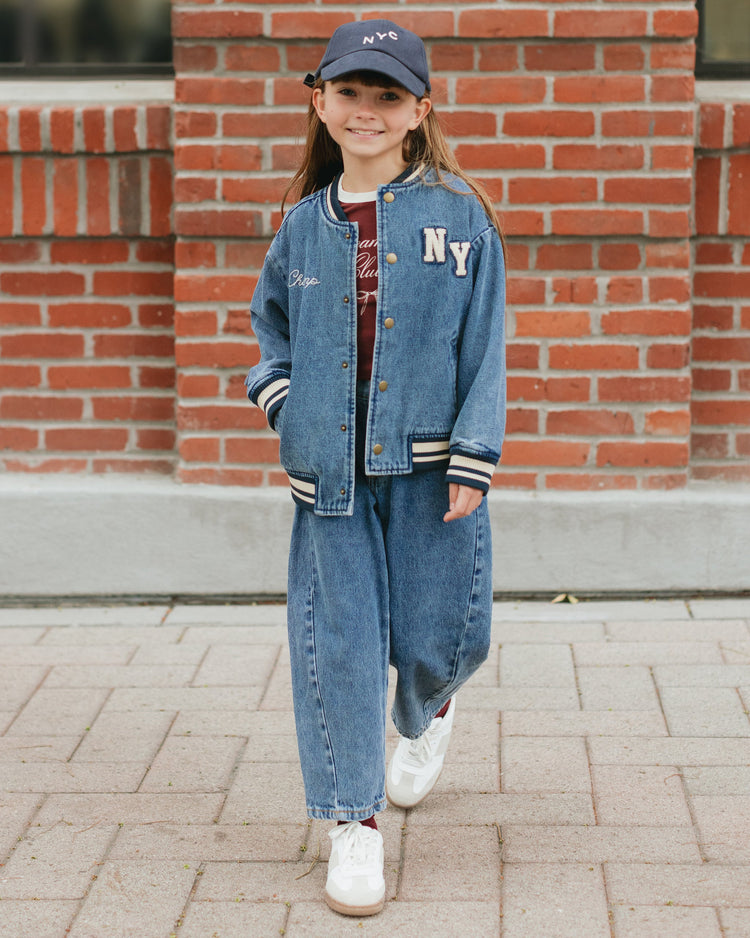 Barrel Pant | Indigo Denim | Rylee & Cru