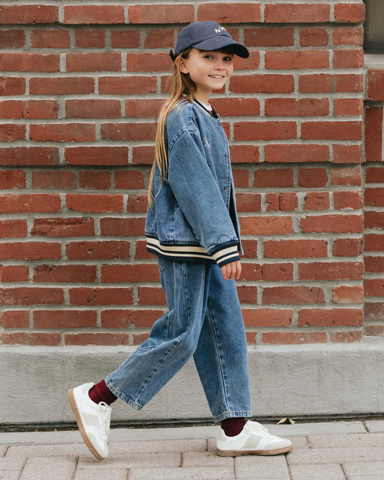 Barrel Pant | Indigo Denim | Rylee & Cru