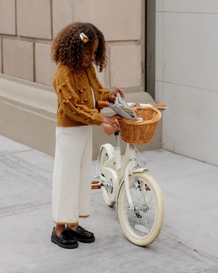 Pointelle Knit Pant | Natural | Rylee & Cru