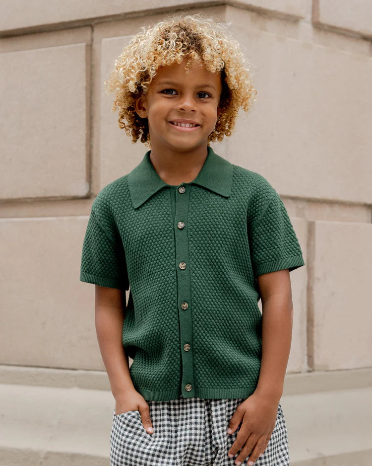 Aiden Polo | Green | Rylee & Cru