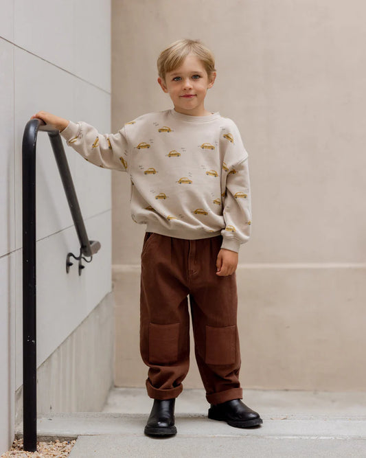 Baggy Pant | Brown | Rylee & Cru
