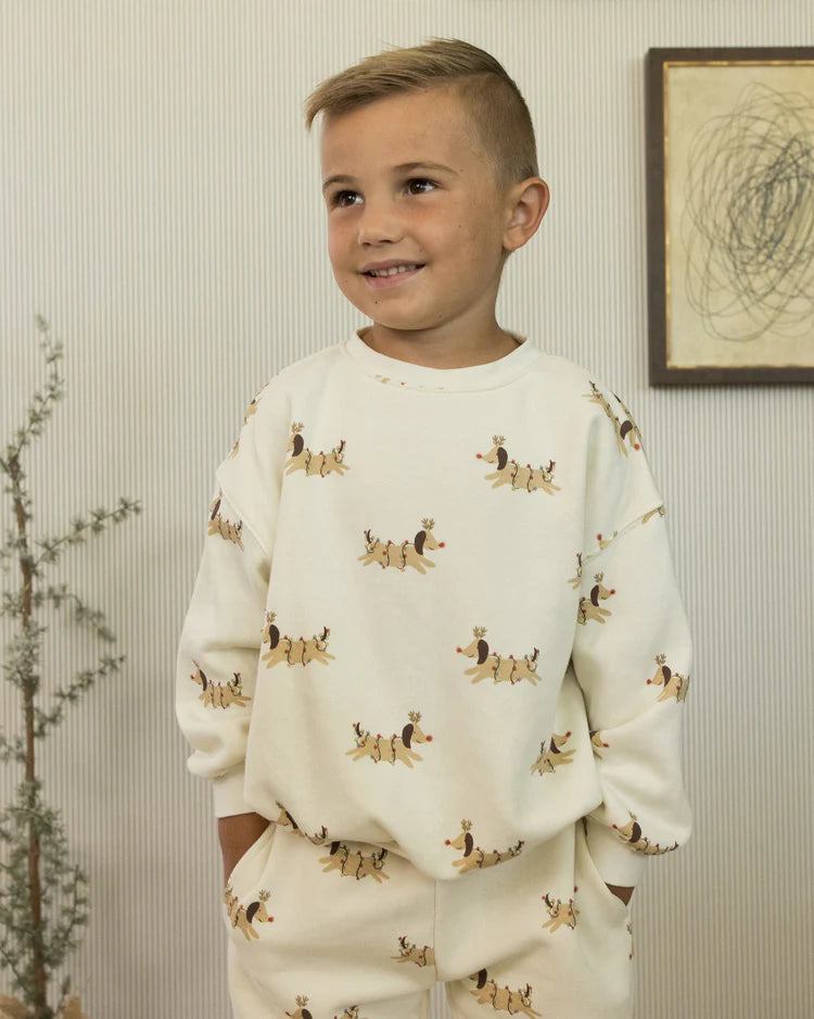 Jogger Sweatsuit Set | Christmas Dogs | Rylee & Cru