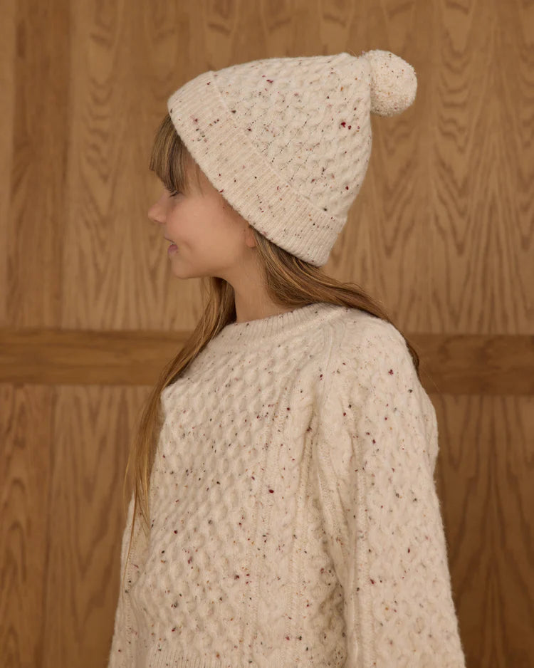 Beanie | Natural Speckled | Rylee & Cru