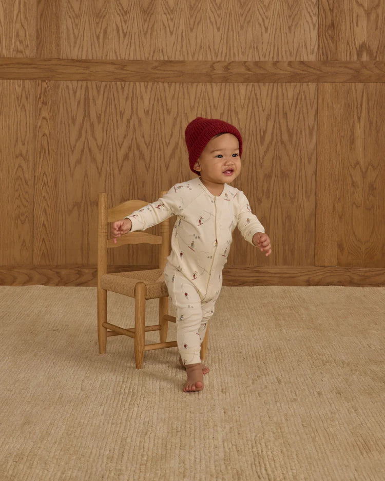 Organic Long John Pajamas | Skiers | Rylee & Cru