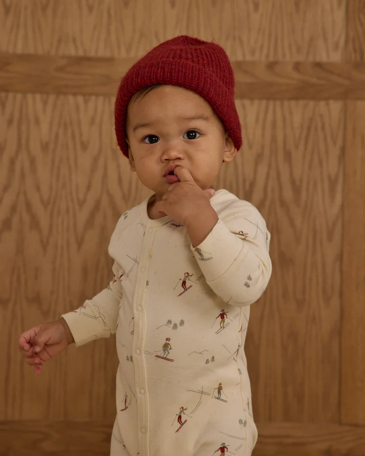 Organic Long John Pajamas | Skiers | Rylee & Cru