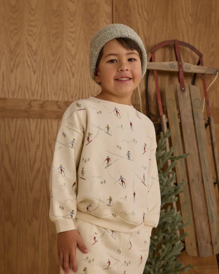 Relaxed Sweatshirt | Skiers | Rylee & Cru