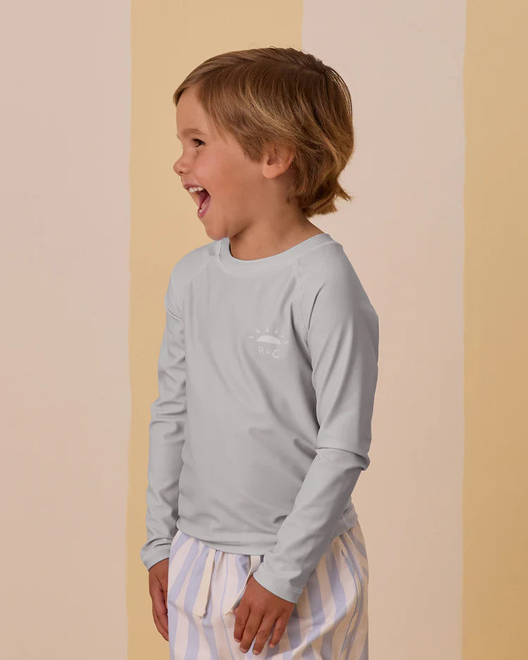 Long Sleeve Rashguard | Light Blue | Rylee & Cru