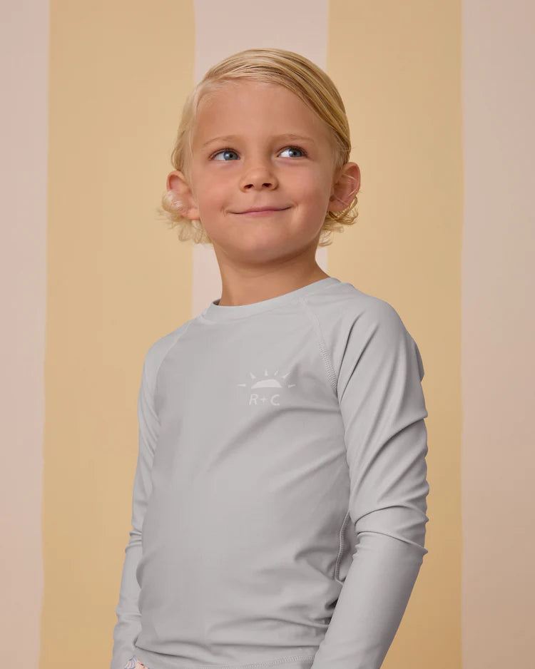 Long Sleeve Rashguard | Light Blue | Rylee & Cru