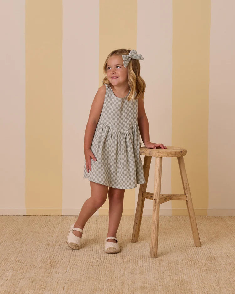 Bow | Sage Check | Rylee & Cru