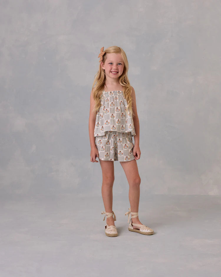 Remi Shorts | Garden Grid | Rylee & Cru
