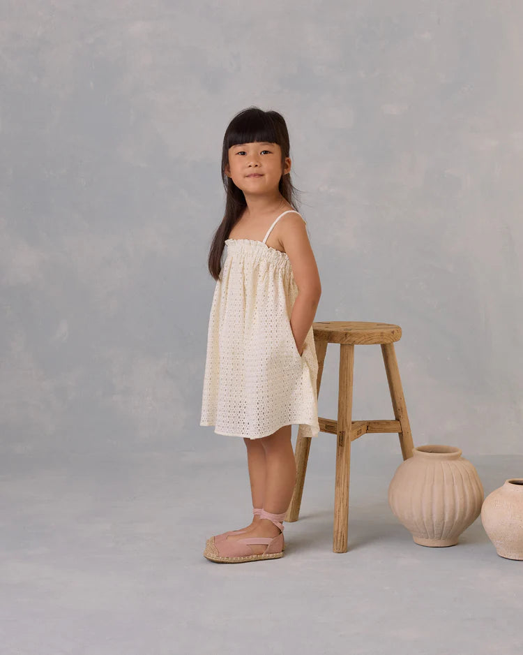 Sahara Mini Dress | Ivory | Rylee & Cru