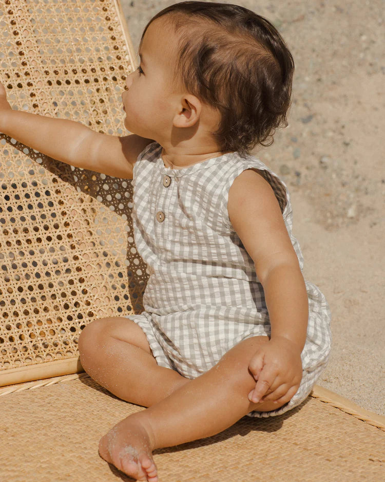Baby Tank Set | Eucalyptus Gingham | Rylee & Cru