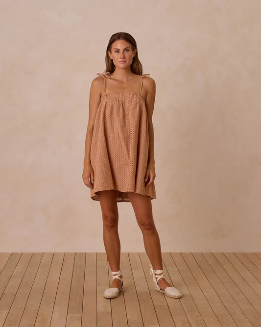 Sahara Mini Dress | Grapefruit | Rylee & Cru