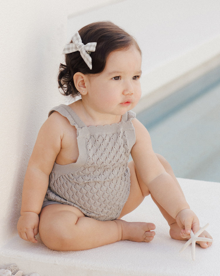 Crochet Romper | Seafoam | Rylee & Cru