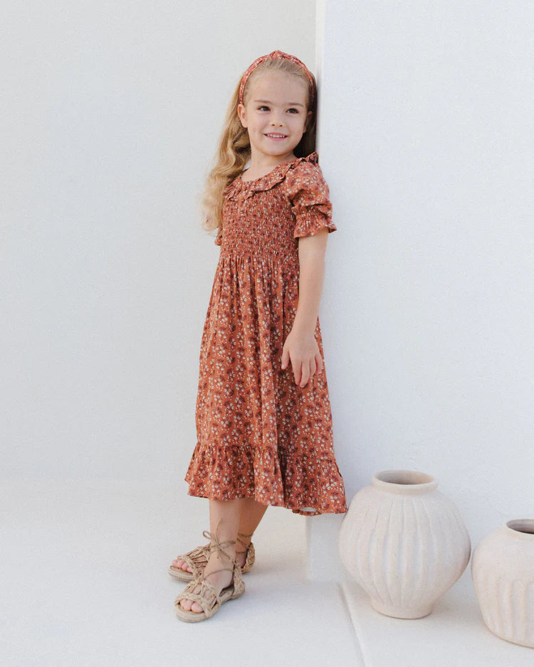 Knotted Headband | Red Floral | Rylee & Cru
